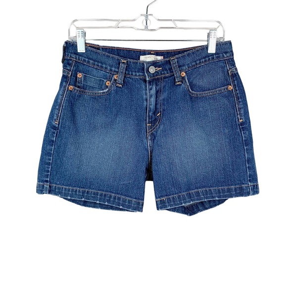 Levi's Pants - Levi’s 515 Jean Shorts Medium Blue Distressed Denim Women’s 8